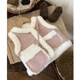【aimoha-KIDS-】ムートンノースリブジャケット バッグ付き【AW】 | aimoha kids | 詳細画像5