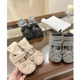 【aimoha-KIDS-】キッズ ウールライクストラップシューズ | aimoha kids | 詳細画像2 