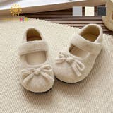 【aimoha-KIDS-】キッズ ウールライクストラップシューズ | aimoha kids | 詳細画像1 