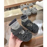 【aimoha-KIDS-】キッズ ウールライクストラップシューズ | aimoha kids | 詳細画像9 