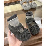 【aimoha-KIDS-】キッズ ウールライクストラップシューズ | aimoha kids | 詳細画像6 