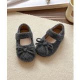 【aimoha-KIDS-】キッズ ウールライクストラップシューズ | aimoha kids | 詳細画像7 