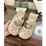 【aimoha-KIDS-】キッズ ウールライクストラップシューズ | aimoha kids | 詳細画像5 