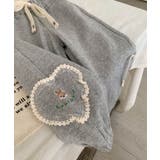 ハート刺繍ジョガーパンツ 90 100 | aimoha kids | 詳細画像6