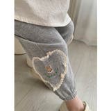 ハート刺繍ジョガーパンツ 90 100 | aimoha kids | 詳細画像8