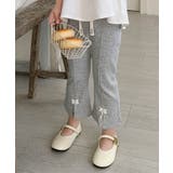 【aimoha KIDS】リボン付きフレアパンツ 90 | aimoha kids | 詳細画像1 