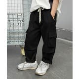 ブラック | 【aimoha KIDS】カーゴジョガーパンツ 90 | aimoha kids