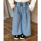 【aimoha-KIDS-】ワイドデニムパンツ | aimoha kids | 詳細画像23 