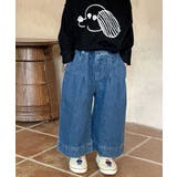 【aimoha-KIDS-】ワイドデニムパンツ | aimoha kids | 詳細画像7 