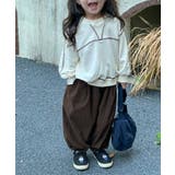 【aimoha-KIDS-】配色ステッチスウェット | aimoha kids | 詳細画像8