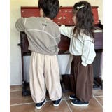 【aimoha-KIDS-】配色ステッチスウェット | aimoha kids | 詳細画像13