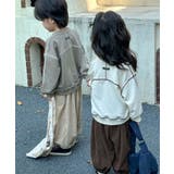 【aimoha-KIDS-】配色ステッチスウェット | aimoha kids | 詳細画像16
