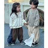 【aimoha-KIDS-】配色ステッチスウェット | aimoha kids | 詳細画像20