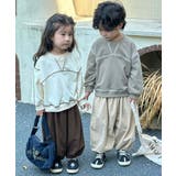 【aimoha-KIDS-】配色ステッチスウェット | aimoha kids | 詳細画像21