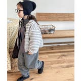 【aimoha-KIDS-】ボーダーボアブルゾン【AW】 | aimoha kids | 詳細画像10