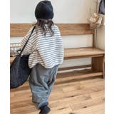 【aimoha-KIDS-】ボーダーボアブルゾン【AW】 | aimoha kids | 詳細画像11