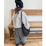 【aimoha-KIDS-】ボーダーボアブルゾン【AW】 | aimoha kids | 詳細画像13