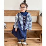 【aimoha-KIDS-】ボーダーボアブルゾン【AW】 | aimoha kids | 詳細画像20