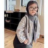 【aimoha-KIDS-】ボーダーボアブルゾン【AW】 | aimoha kids | 詳細画像6