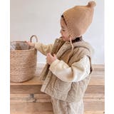 【aimoha-KIDS-】コーディロイ中綿ノースリーブジャケット【AW】 | aimoha kids | 詳細画像12