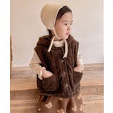 【aimoha-KIDS-】コーディロイ中綿ノースリーブジャケット【AW】 | aimoha kids | 詳細画像15