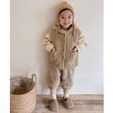 【aimoha-KIDS-】コーディロイ中綿ノースリーブジャケット【AW】 | aimoha kids | 詳細画像16