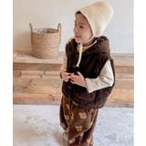 【aimoha-KIDS-】コーディロイ中綿ノースリーブジャケット【AW】 | aimoha kids | 詳細画像17