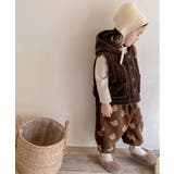 【aimoha-KIDS-】コーディロイ中綿ノースリーブジャケット【AW】 | aimoha kids | 詳細画像22