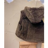 【aimoha-KIDS-】コーディロイ中綿ノースリーブジャケット【AW】 | aimoha kids | 詳細画像23