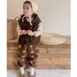 【aimoha-KIDS-】コーディロイ中綿ノースリーブジャケット【AW】 | aimoha kids | 詳細画像26