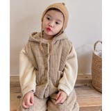 【aimoha-KIDS-】コーディロイ中綿ノースリーブジャケット【AW】 | aimoha kids | 詳細画像1