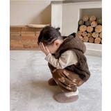 【aimoha-KIDS-】コーディロイ中綿ノースリーブジャケット【AW】 | aimoha kids | 詳細画像28