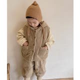 【aimoha-KIDS-】コーディロイ中綿ノースリーブジャケット【AW】 | aimoha kids | 詳細画像30