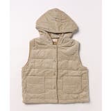 【aimoha-KIDS-】コーディロイ中綿ノースリーブジャケット【AW】 | aimoha kids | 詳細画像34