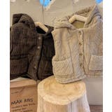 【aimoha-KIDS-】コーディロイ中綿ノースリーブジャケット【AW】 | aimoha kids | 詳細画像4