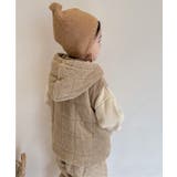 【aimoha-KIDS-】コーディロイ中綿ノースリーブジャケット【AW】 | aimoha kids | 詳細画像7