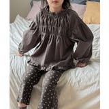 【aimoha-KIDS-】シャーリングブラウス | aimoha kids | 詳細画像22