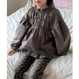 【aimoha-KIDS-】シャーリングブラウス | aimoha kids | 詳細画像29