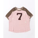 【aimoha-KIDS-】ナンバープリントラグランTシャツ | aimoha kids | 詳細画像10 