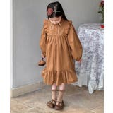 【Aimoha KIDS】肩フリルキッズワンピース | aimoha kids | 詳細画像10