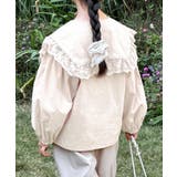 【aimoha KIDS】レースカラーコットンブラウス | aimoha kids | 詳細画像1 