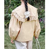 【aimoha KIDS】レースカラーコットンブラウス | aimoha kids | 詳細画像3 