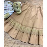 【aimoha KIDS】レース切り替えフレアスカート | aimoha kids | 詳細画像8