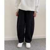 ブラック | 【aimoha-KIDS-】バルーンスウェットパンツ | aimoha kids