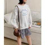 【aimoha-KIDS-】リボン刺繍スウェットプルオーバー | aimoha kids | 詳細画像8 