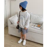 【aimoha-KIDS-】リボン刺繍スウェットプルオーバー | aimoha kids | 詳細画像10 