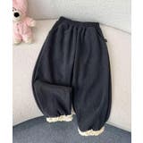 ダークグレー | 【aimoha-KIDS-】裾レース スウェットパンツ | aimoha kids