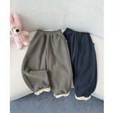 【aimoha-KIDS-】裾レース スウェットパンツ | aimoha kids | 詳細画像2