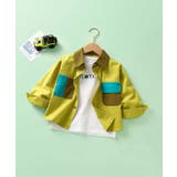イエロー | 【Aimoha KIDS】カラーブロックデザインキッズシャツ | aimoha kids