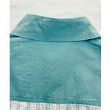 【Aimoha KIDS】ストライプ切り替えデザインキッズシャツ | aimoha kids | 詳細画像3